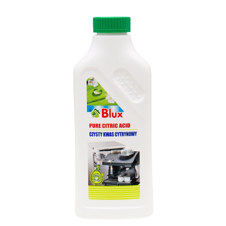 Acid citric BluxCosmetics, 500ml, pentru indepartarea calcarului, nu se aplica pe suprafete sensibile