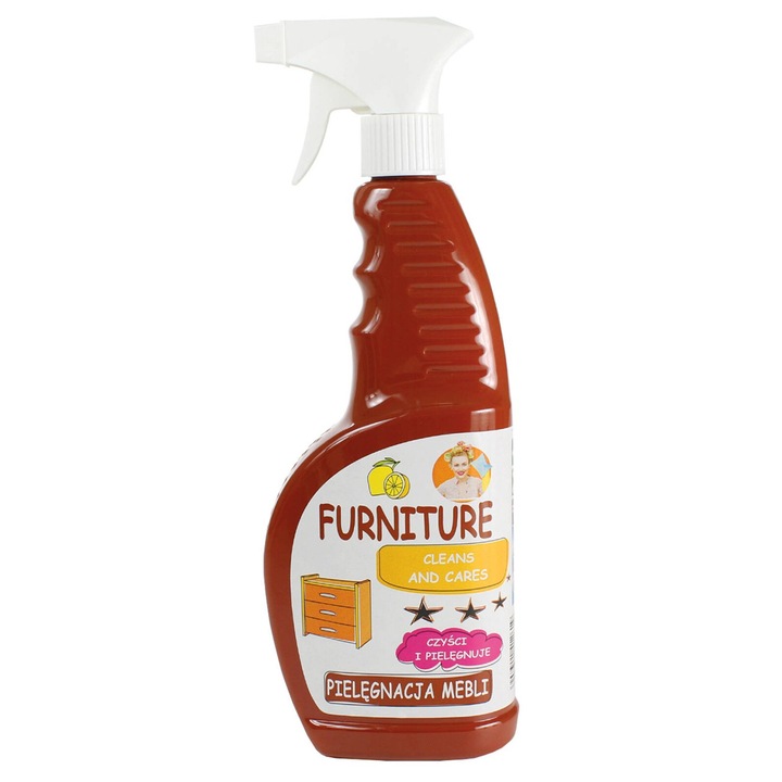 Bútortisztító és karbantartó emulzió, BluxCosmetics, 650ml, illatanyag nélkül