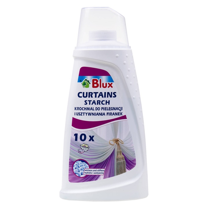 Amidon pentru clatire, BluxCosmetics, ingrijire pentru perdele, 1L