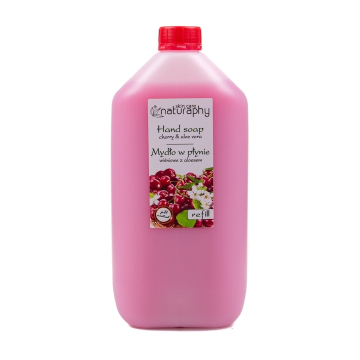 Течен сапун с алое вера, BluxCosmetics, 5L, винен аромат, неутрално pH