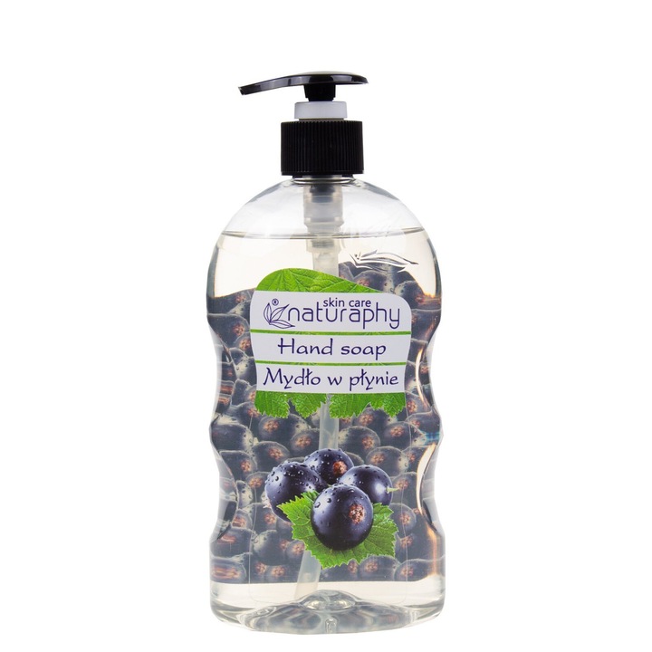 Течен сапун BluxCosmetics с аромат на касис, 650 мл