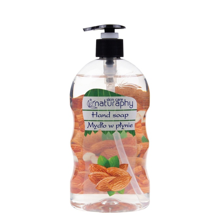 Течен сапун с масло от сладък бадем, BluxCosmetics, 650 ml, pH неутрален, хидратиращ