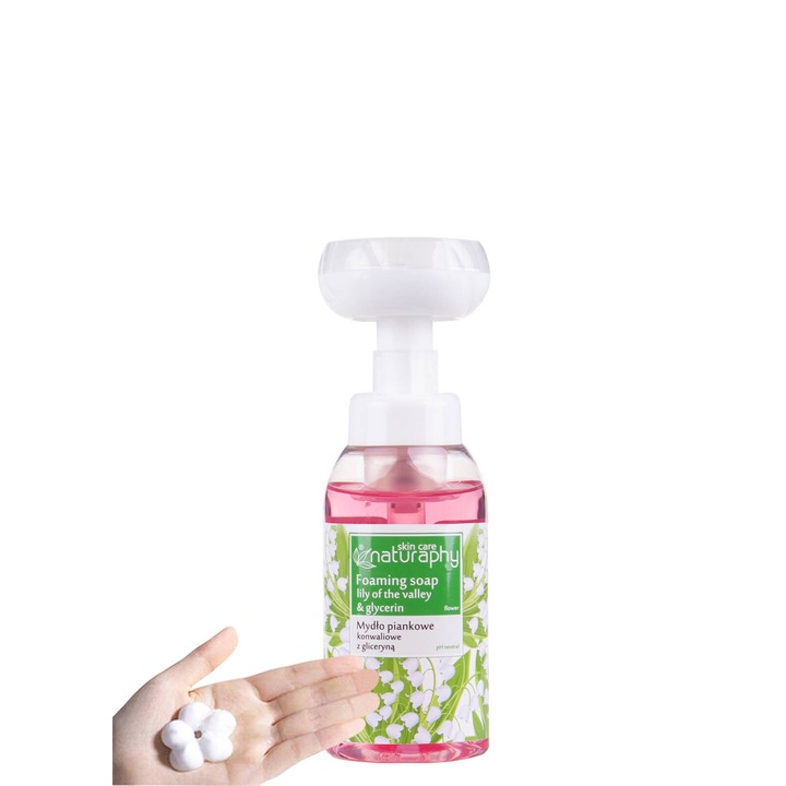 BluxCosmetics пенлив сапун с глицерин, аромат на момина сълза, 300 мл