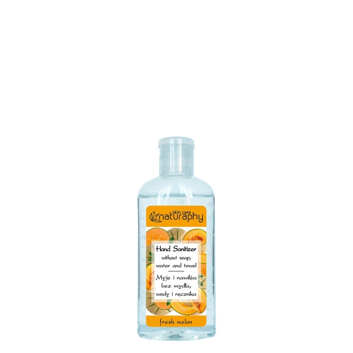 Gel antibacterian BluxCosmetics 100ml, parfum de pepene, alcool 60%