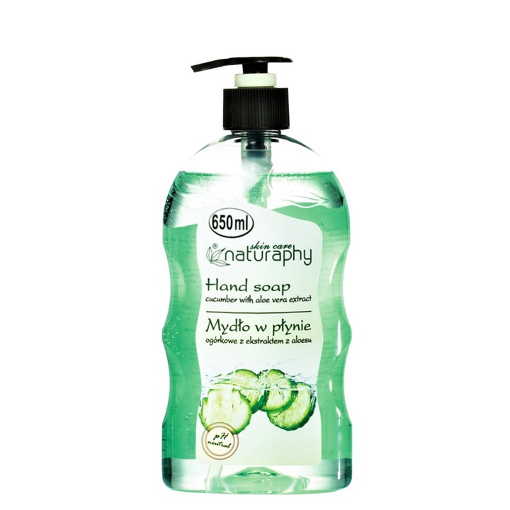 Течен сапун BluxCosmetics с екстракт от алое вера, 650 мл, цитрусов аромат