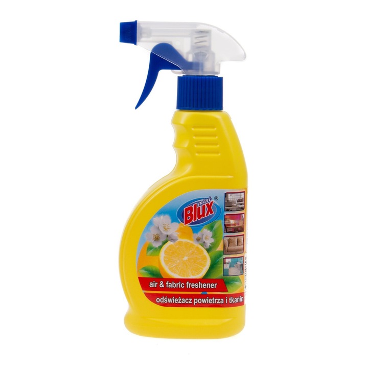 BluxCosmetics szobai légfrissítő, citromspray 300ml, semlegesíti a szagokat, textilekhez