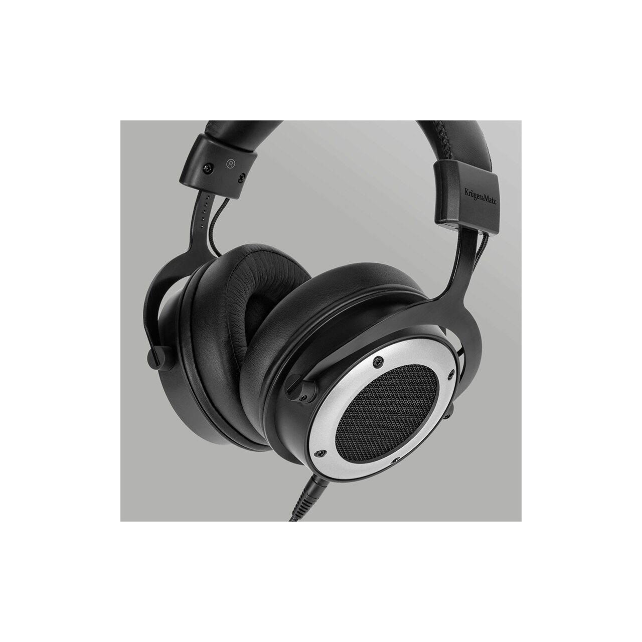 Casti cu fir pentru studio, Dimensiune difuzor 50 mm, conectivitate Jack, Negru/Gri, Impedanta 32 Ohm, Magnet neodim