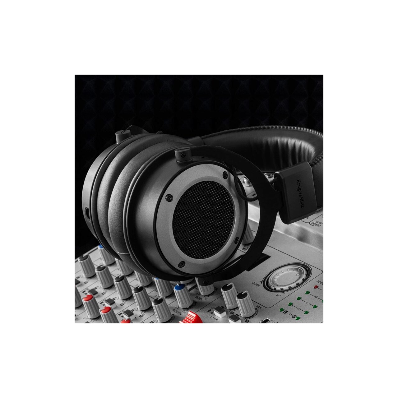 Casti cu fir pentru studio, Dimensiune difuzor 50 mm, conectivitate Jack, Negru/Gri, Impedanta 32 Ohm, Magnet neodim