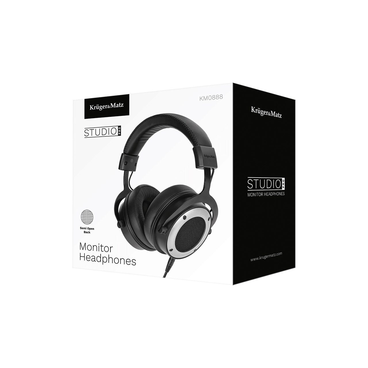 Casti cu fir pentru studio, Dimensiune difuzor 50 mm, conectivitate Jack, Negru/Gri, Impedanta 32 Ohm, Magnet neodim