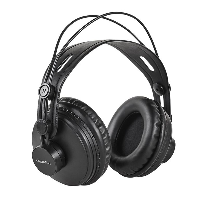 Casti audio cu fir, Dimensiune difuzor 50 mm, Negru, Impedanta 32 Ohm, Jack
