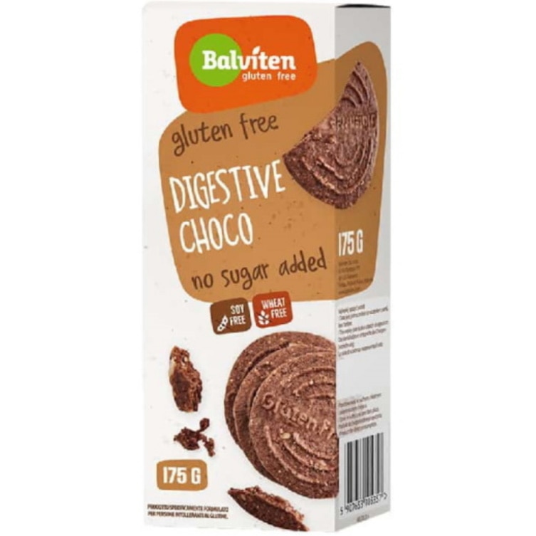 Biscuiti digestivi cu cacao fara gluten Balviten, 175g