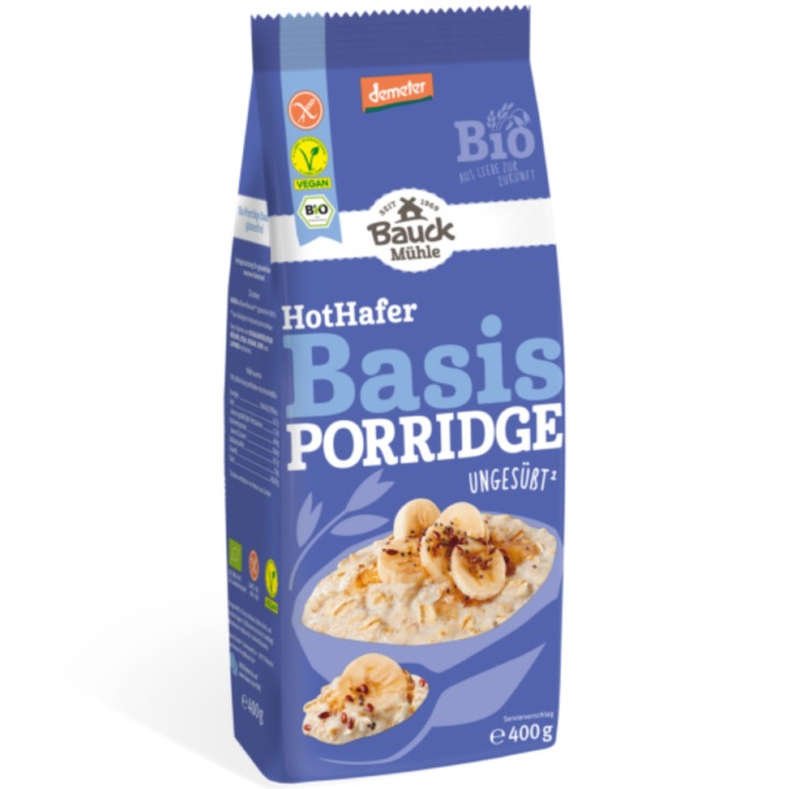 Baza pentru terci de ovaz Eco Bauckhof fara gluten, 400g