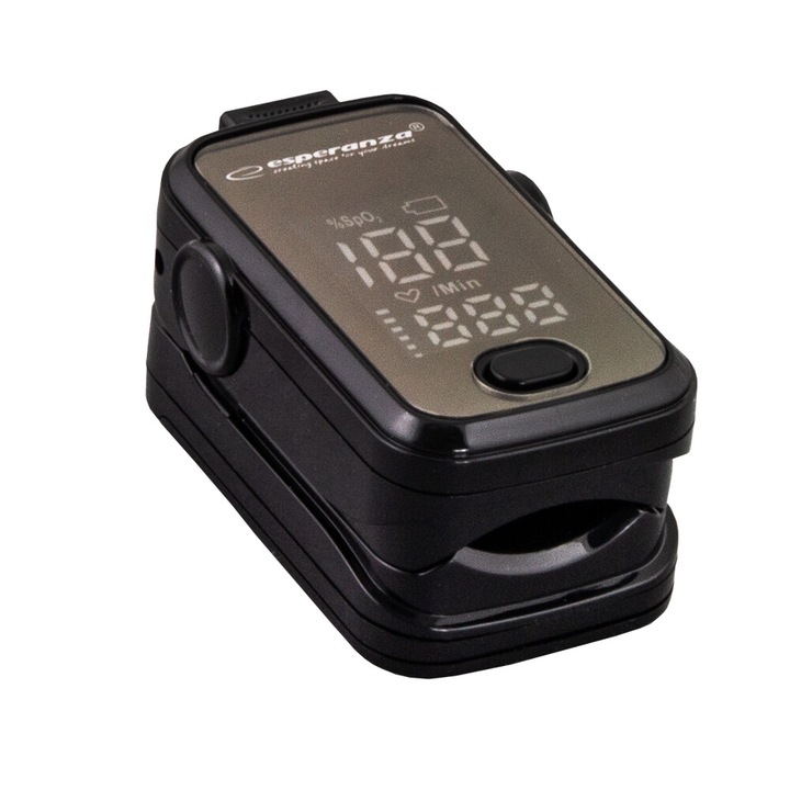 Pulsoximetru medical, Nan, 35%-100% SpO2, 30-250 batai/min, alb