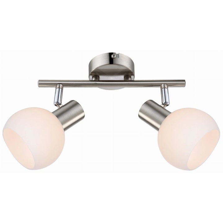 Стенна лампа Candellux MAURO, бяла, с RGB дистанционно управление, 30x15x10 см