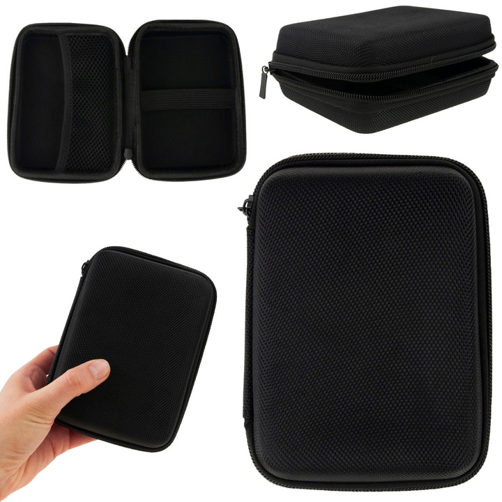 Carcasa pentru hard disk extern Luka, 2.5 inch, negru