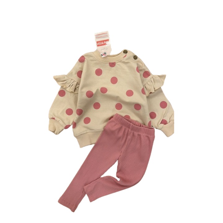 Детски коплект My Bella за момиче, 12 месеца, 80 сантиметра