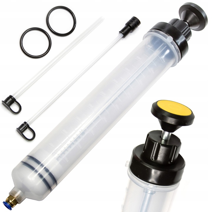 Seringa aspiratoare pentru ulei si lichide de frana, Mar-Pol, 500 ml, Rezervor transparent, Constructie solida, Accesorii auto