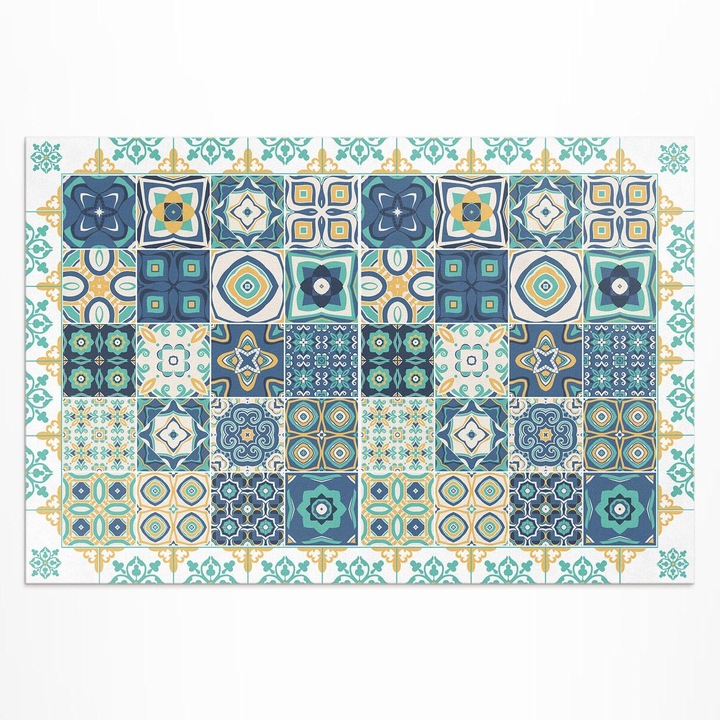 Covor pentru terasa, Wallfluent, gresie spaniola, Galben, 120x180 cm, 010260370040000020315