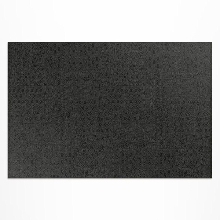 Covor pentru terasa, Wallfluent, Textura inchisa, Negru, 120x180 cm, 010260370040000020055