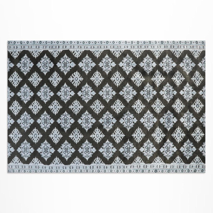 Covor de exterior, Wallfluent, Decorativ, Gri, 120x180 cm, 010260370040000031937