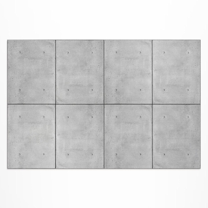 Covor de exterior, Wallfluent, Inregistrari brute, Gri, 120x180 cm, 010260370040000020198