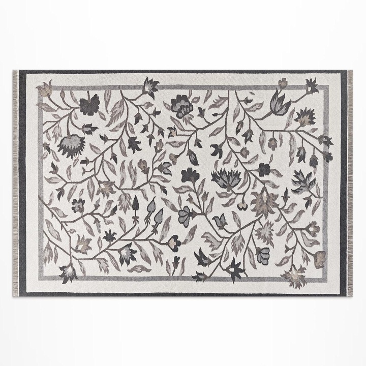 Covor de exterior, Wallfluent, Culori atenuate, Alb, 120x180 cm, 010260370040000033253