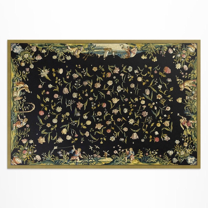 Covor de terasa, Wallfluent, Flora imprastiata, Maro, 120x180 cm, 010260370040000033224