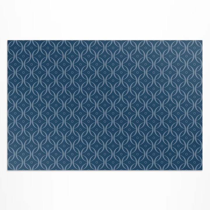 Covor pentru terasa, Wallfluent, Lant, Albastru, 120x180 cm, 010260370040000033394