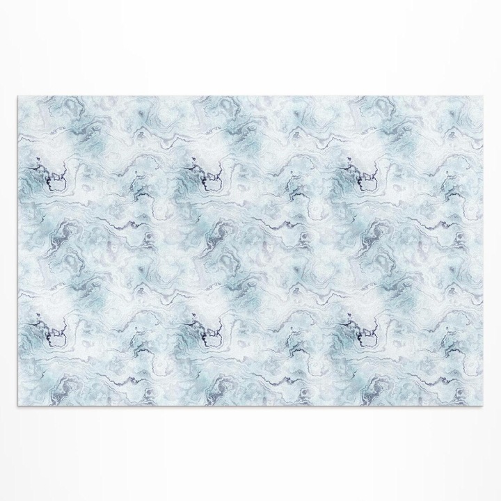 Covor de exterior, Wallfluent, Cerneala varsata, Albastru, 120x180 cm, 010260370040000033436