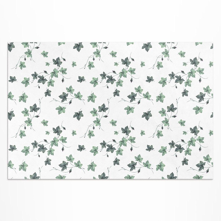 Covor de terasa, Wallfluent, Frunze mici, Verde pal, 120x180 cm, 010260370040000033423