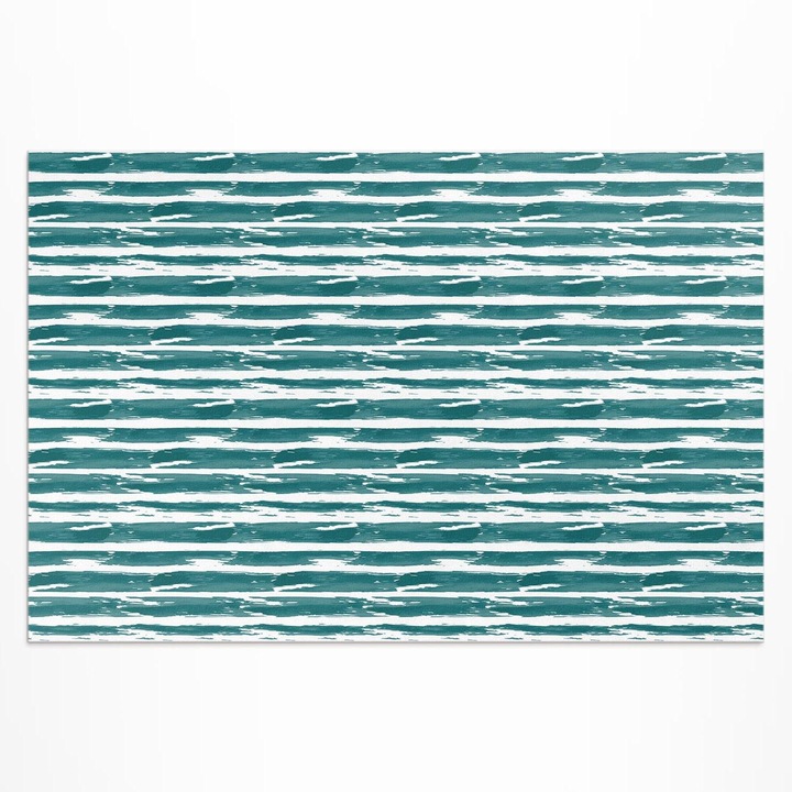 Covor pentru terasa, Wallfluent, Linii abstracte, Albastru, 120x180 cm, 010260370040000033480