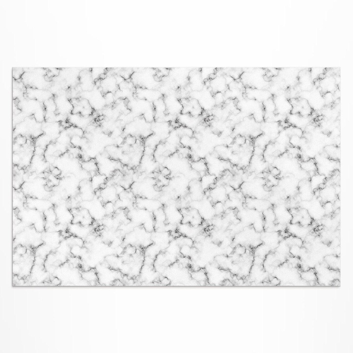 Covor pentru terasa, Wallfluent, Piatra abstracta, Alb, 80x120 cm, 010260370020000033471