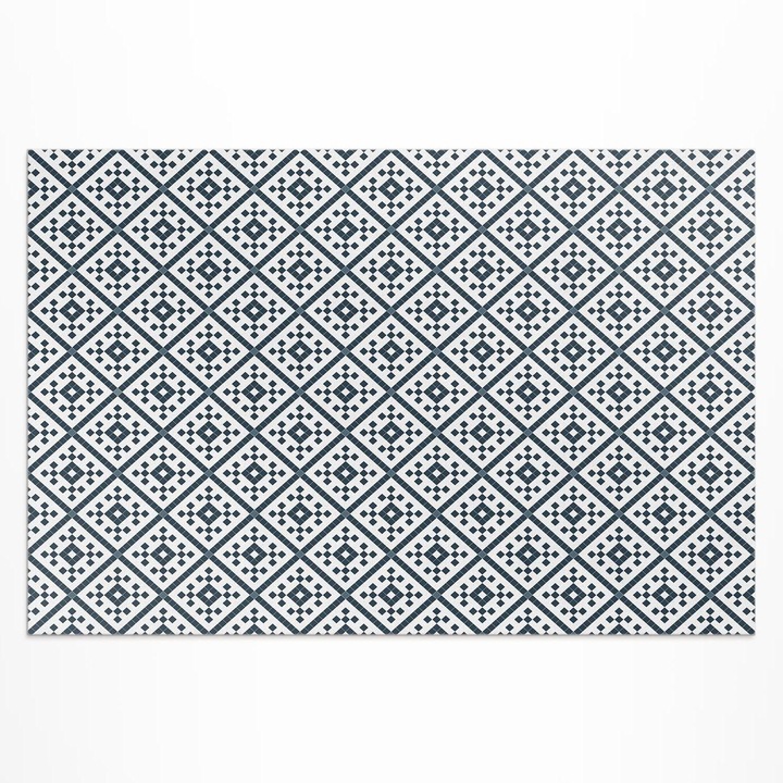 Covor de exterior, Wallfluent, Model elegant, Gri, 120x180 cm, 010260370040000057093