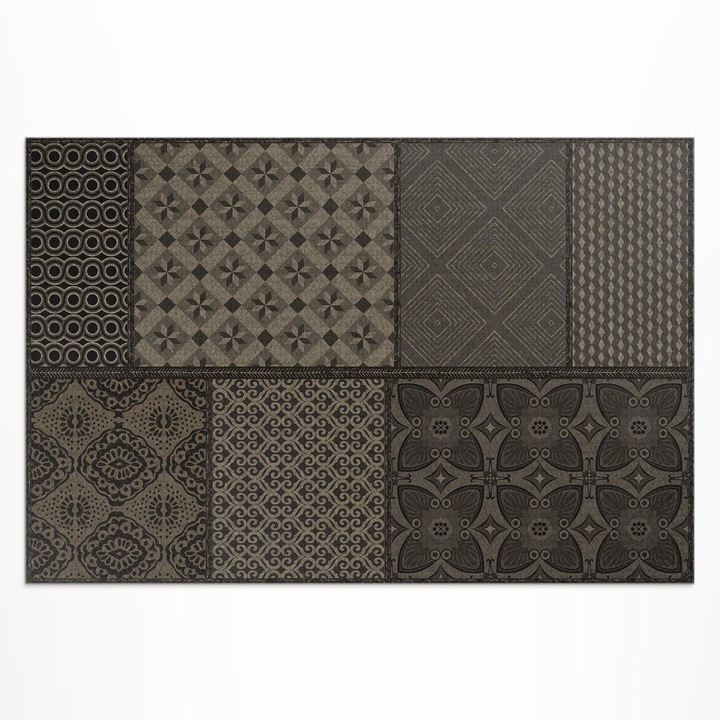 Covor pentru terasa, Wallfluent, Conexiune, Maro, 120x180 cm, 010260370040000020066