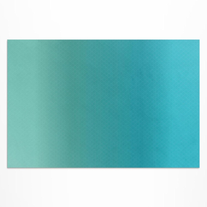 Covor de exterior, Wallfluent, Gradient de mare, Bej turcoaz, 150x225 cm, 010260370060000057098