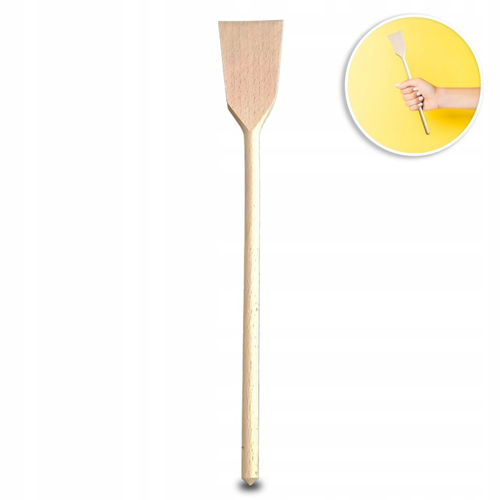 Spatula din lemn, GraweroweLove, 34,5x5cm, naturala, fabricata in Polonia