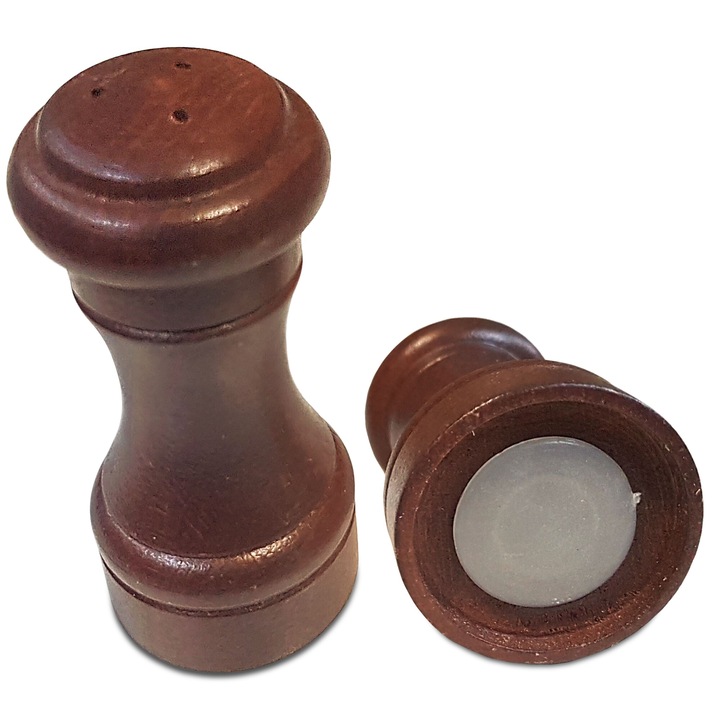 Solnita din lemn, GraweroweLove, 4,5x10cm, maro