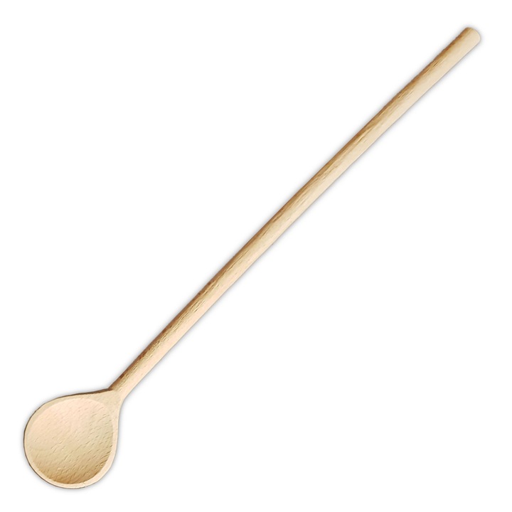 Lingura din lemn de fag, GraweroweLove, 30x5cm, fabricata in Polonia