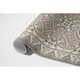 Covor de exterior pentru terasa, Wallfluent, Boho geometric, Maro, 60x90 cm, 010260370010000282115