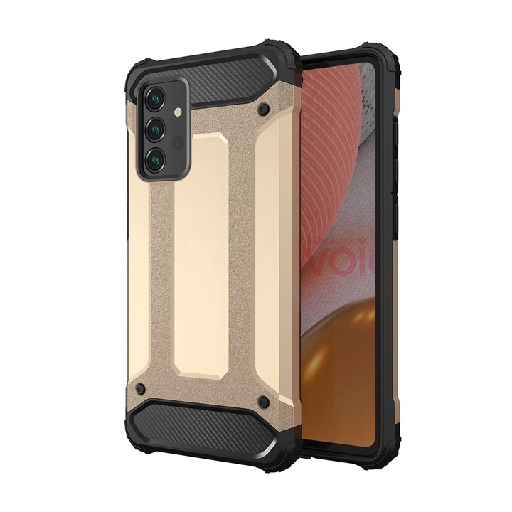 Carcasa Rugged Hybrid Armor compatibila cu Samsung Galaxy A26 5G Gold