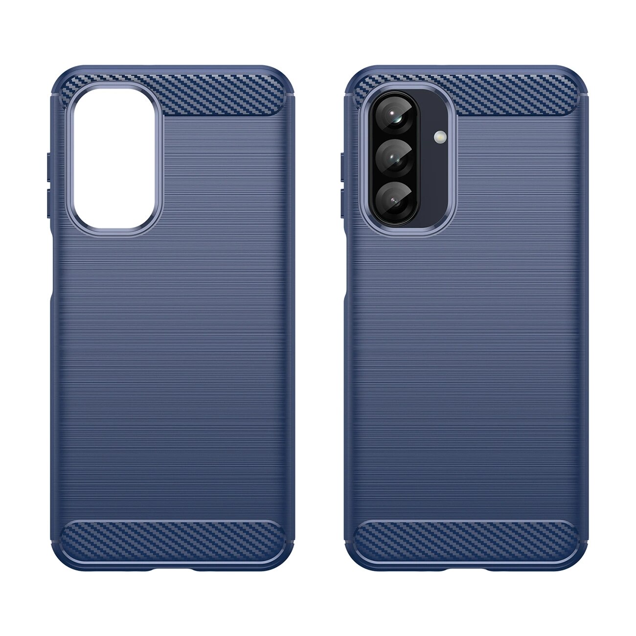 Carcasa Flexible Carbon compatibila cu Samsung Galaxy A26 5G Blue