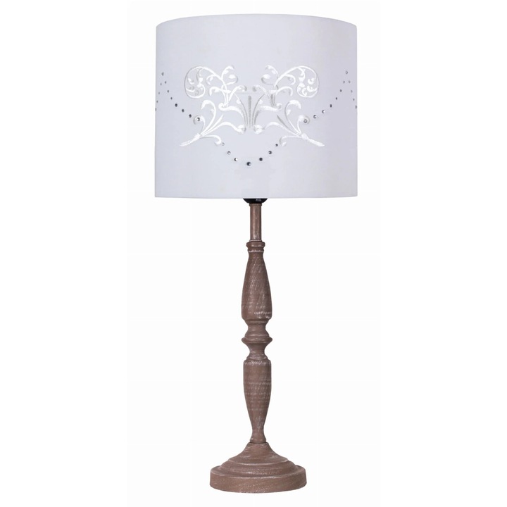 Lampa de masa, Candellux FARISA, alb, 58x25x25cm, fara bec