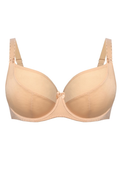 Sutien din plasa moale, Noemi, Teyli, Bej, 80H EU