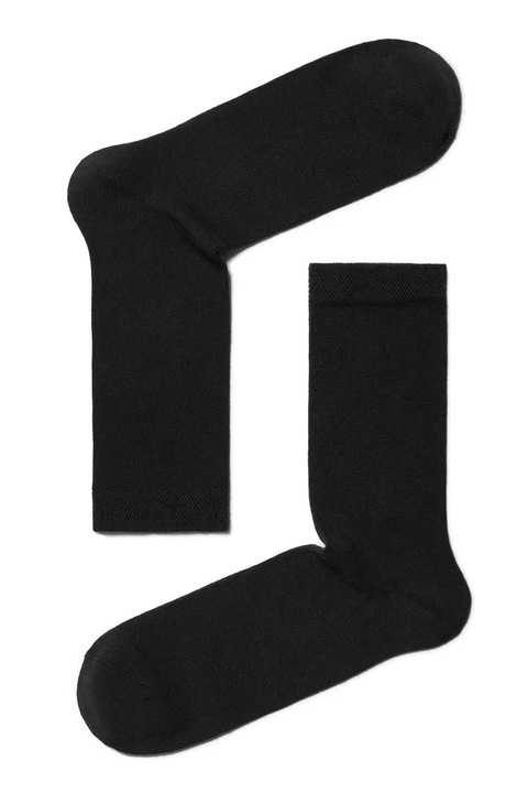 Sosete barbati clasice din bumbac, Esli 000, Negru