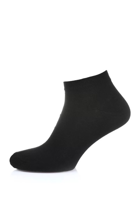 Sosete barbati scurte din bumbac, monocrome, Left and Right 221, Negru