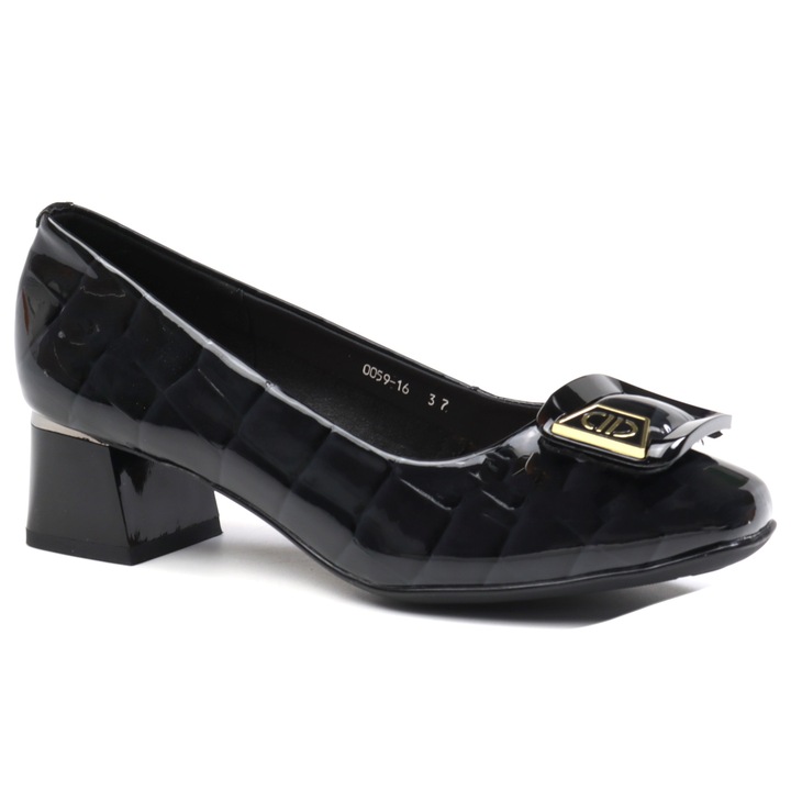Pantofi dama 0059 16, Negru