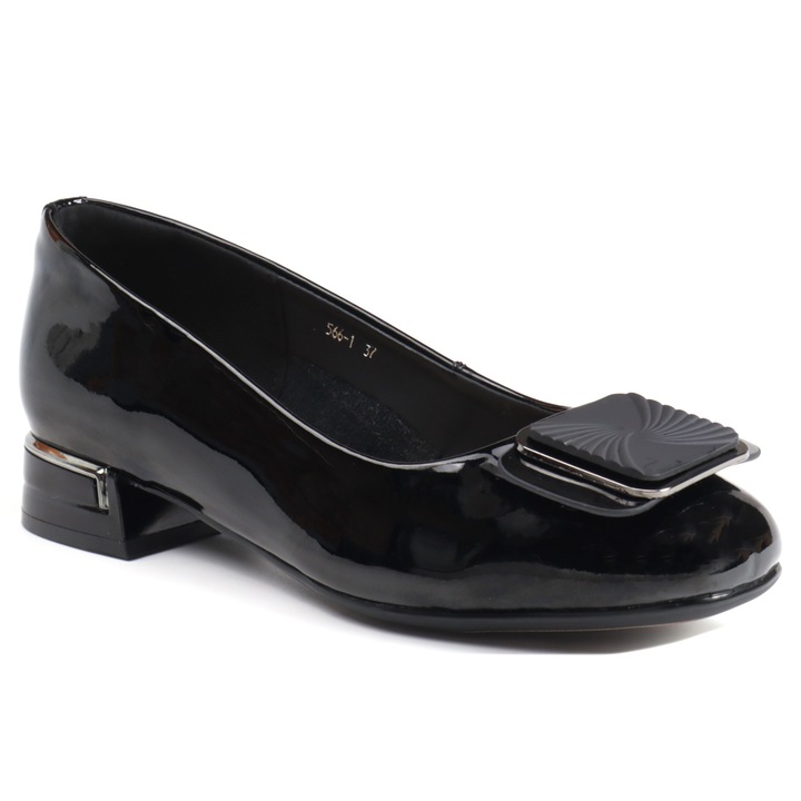 Pantofi dama 566 1, Negru