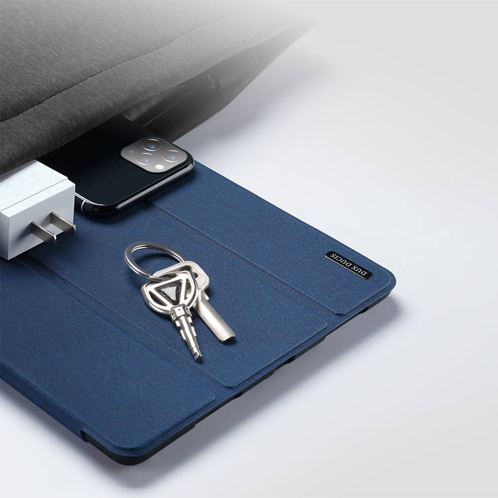 Husa tableta Dux Ducis Domo pentru Apple iPad Mini 7 / 6 gen. 2024 / 2021, albastru
