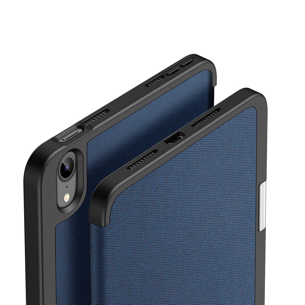 Husa tableta Dux Ducis Domo pentru Apple iPad Mini 7 / 6 gen. 2024 / 2021, albastru