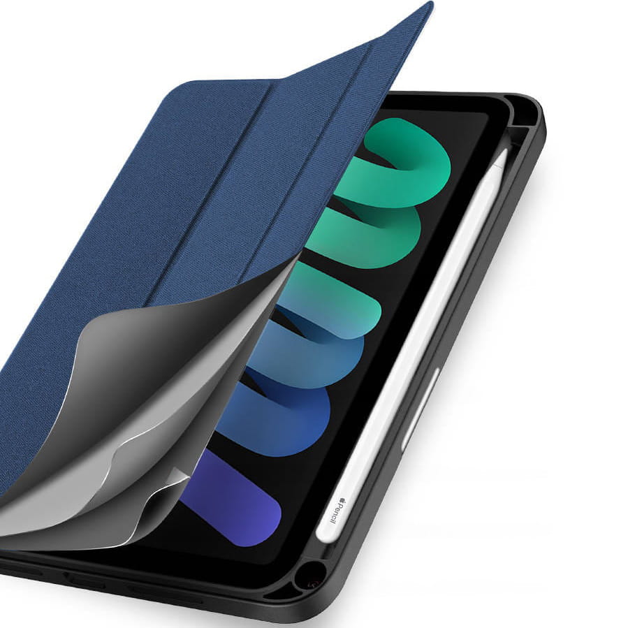Husa tableta Dux Ducis Domo pentru Apple iPad Mini 7 / 6 gen. 2024 / 2021, albastru
